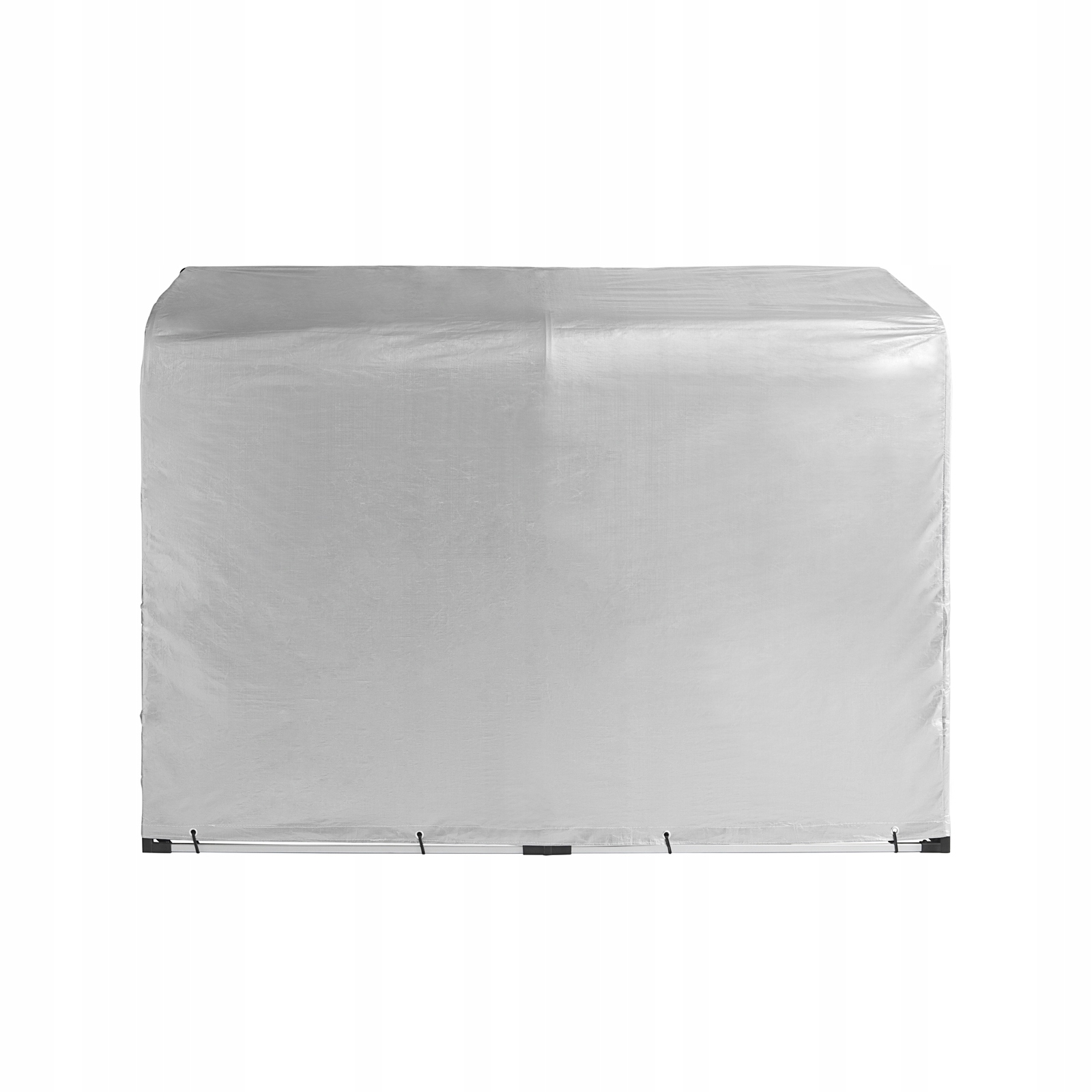 SoBuy Metallinen ja kestävä pyöräkatos hopea KLS11-L