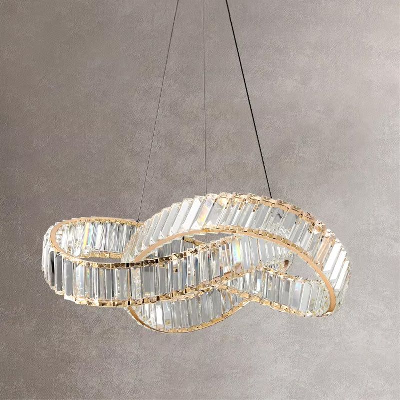 TOOLIGHT riippuva kattovalaisin LED APP1538-CP kulta, 58x58x45cm