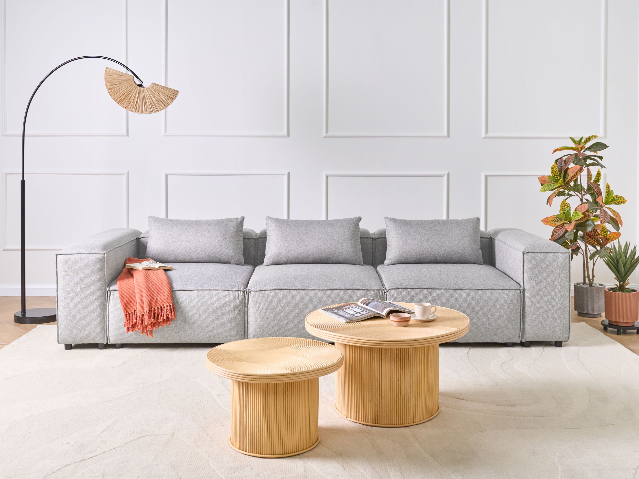 Moduulisohva 3-istuttava BRANDE Harmaa