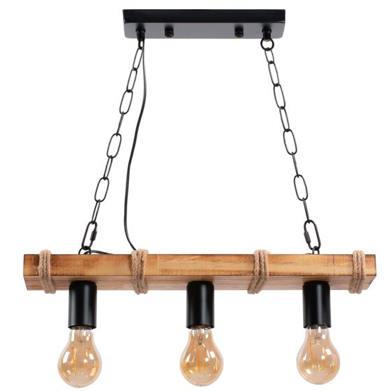 TOOLIGHT riippuva kattovalaisin APP1319-3CP musta, 10x48x10cm