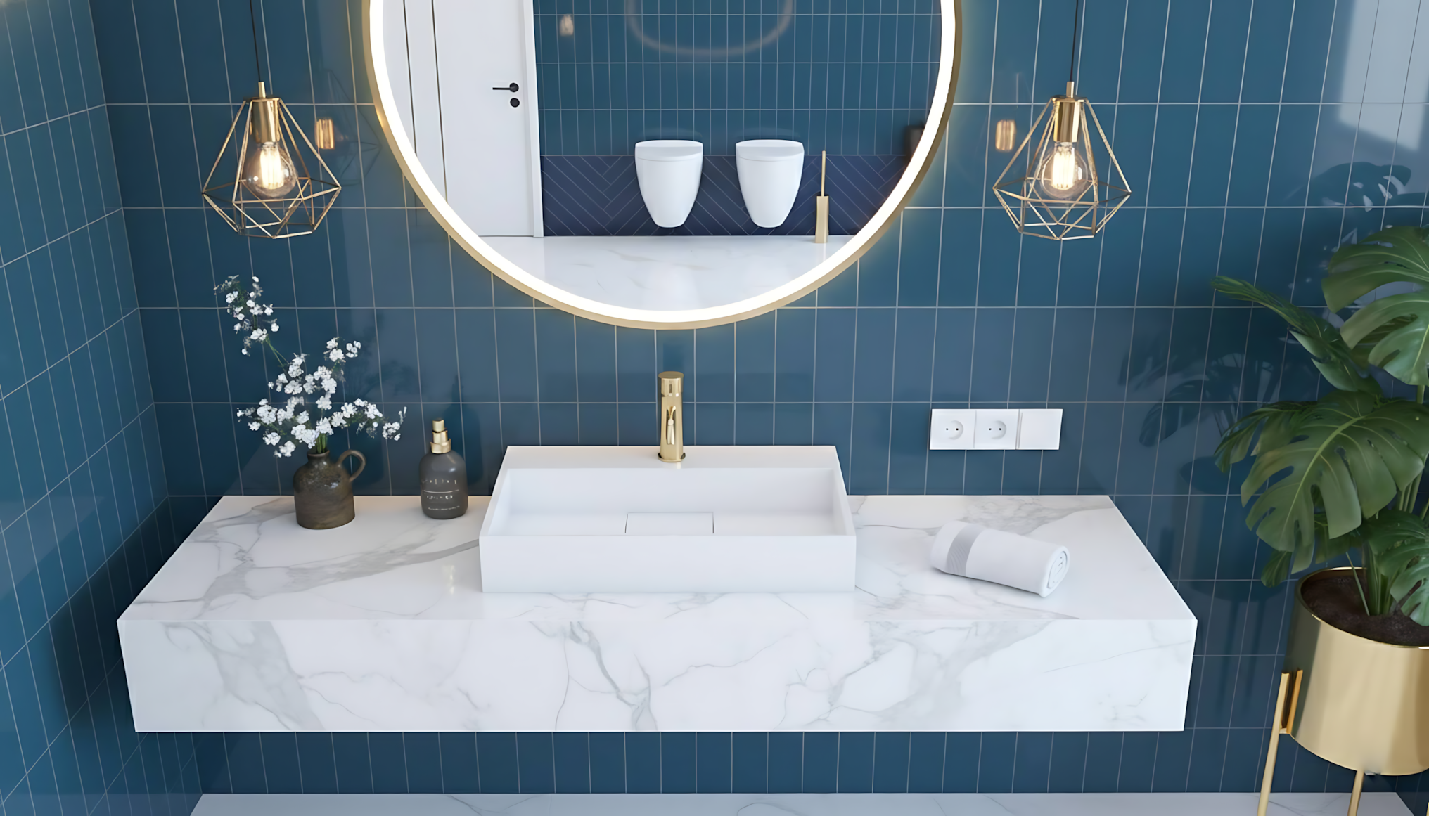 Rea tasoallas GOYA valkoinen, 70X46X10CM