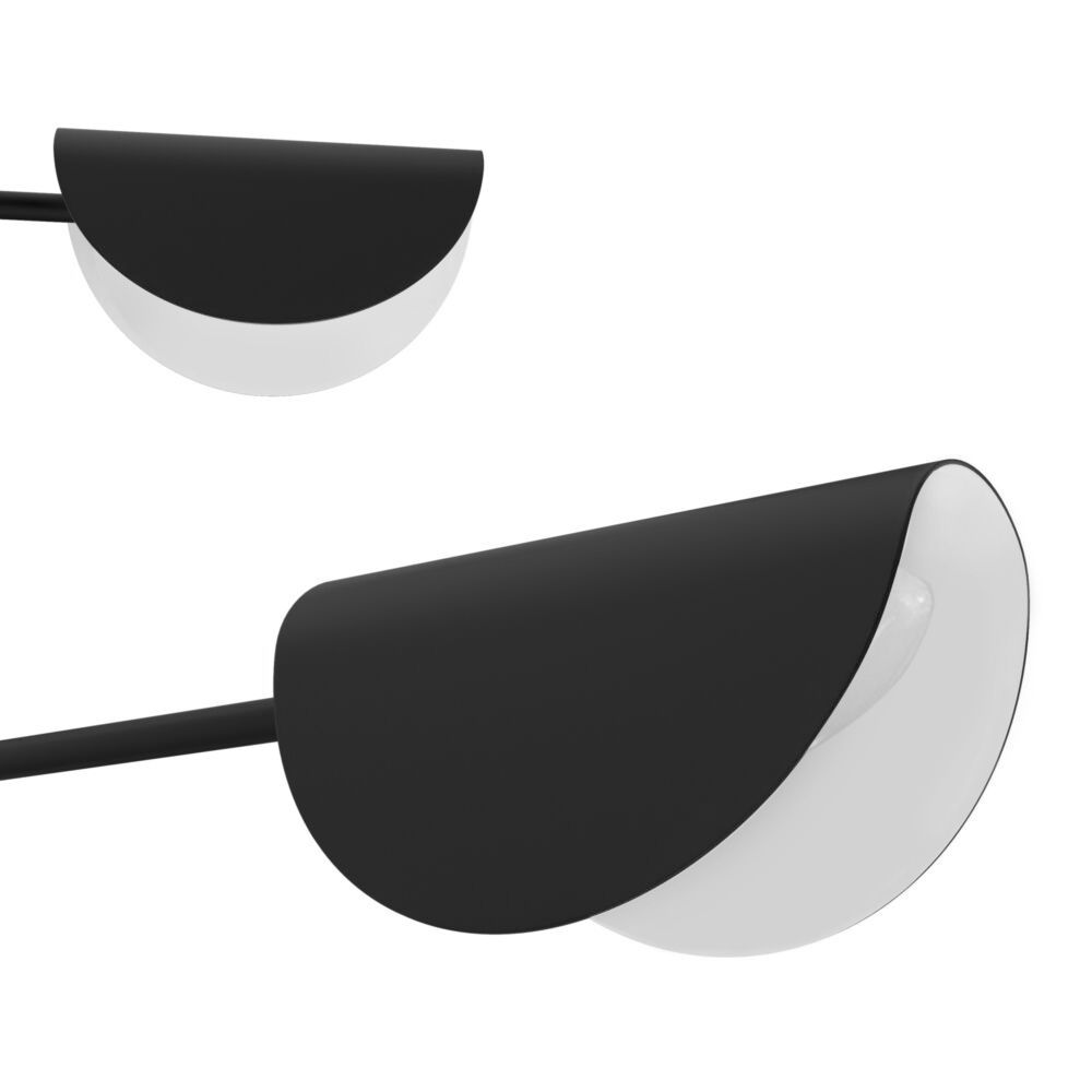 TOOLIGHT riippuva kattovalaisin APP1261-6CP musta, 18x50x18cm