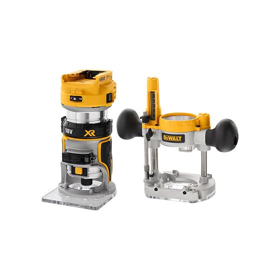 DeWalt DCW604N XR 18V -yhdistelmäjyrsin Runkoversio