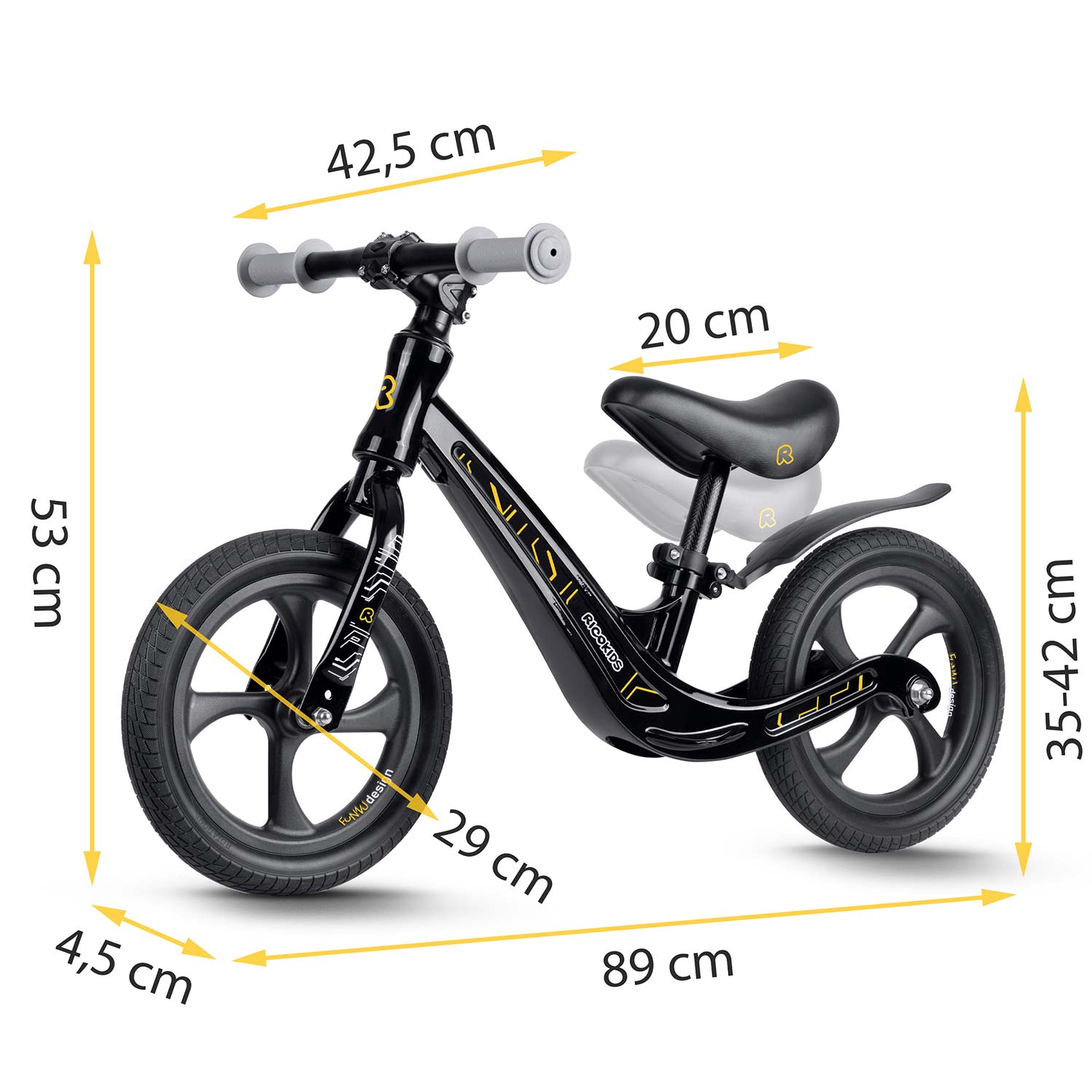 Ricokids FUNNU lasten tasapainopyörä