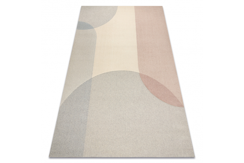 FLUX  villamatto- Geometrinen loft beige / harmaa