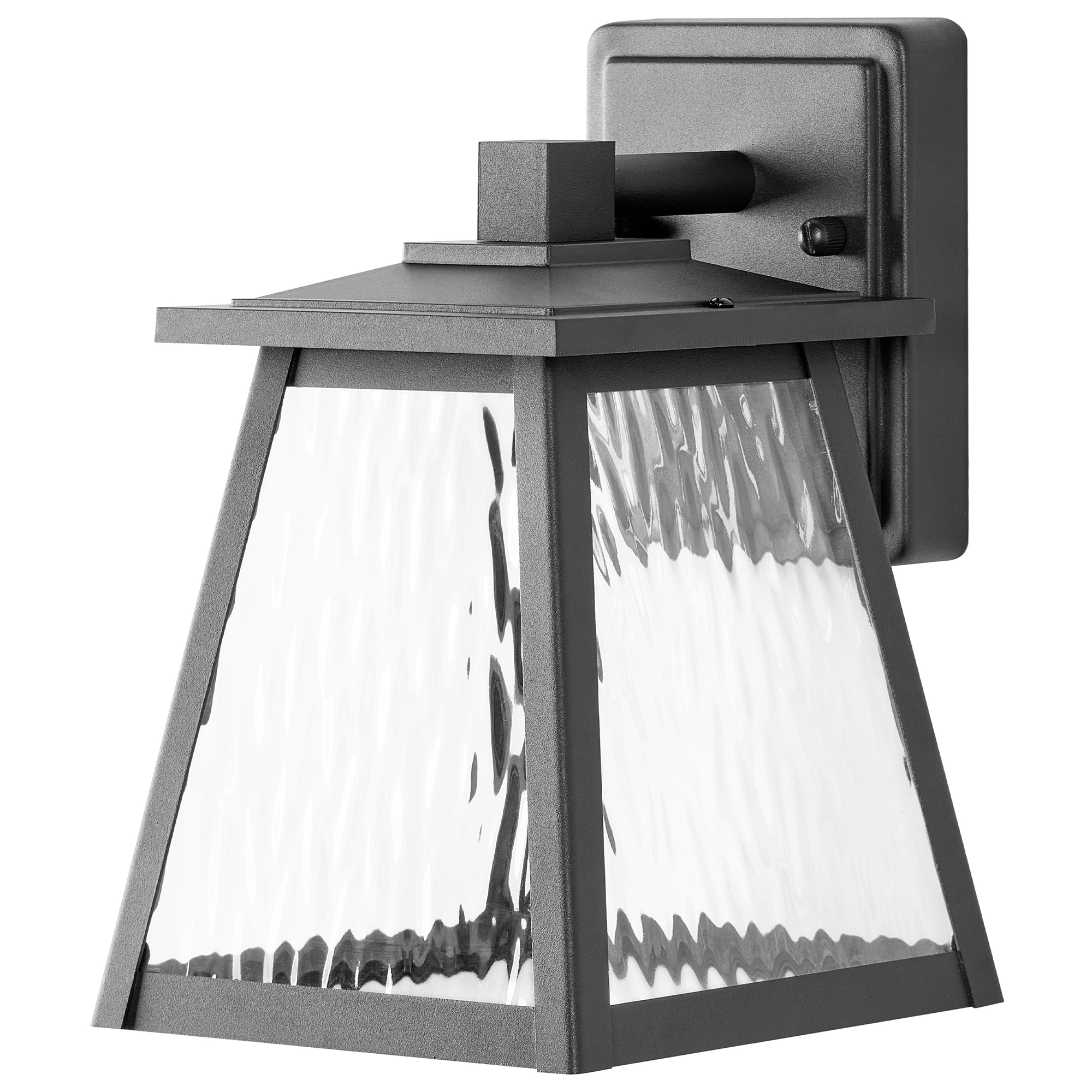LED-ulkoseinävalaisin SIRET Musta