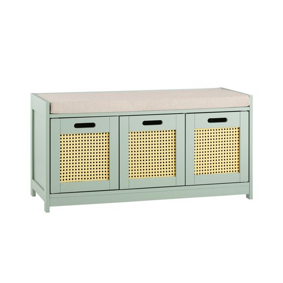 SoBuy Eteiskaappi FSR182-GR 2-lokeroinen ekologinen vihreä 150kg