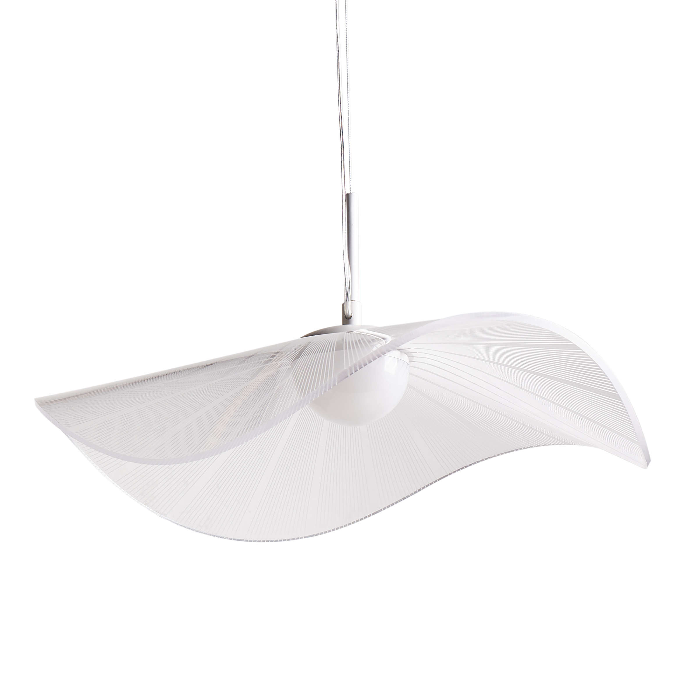 LED-riippuvalaisin LOIRE metalli Valkoinen