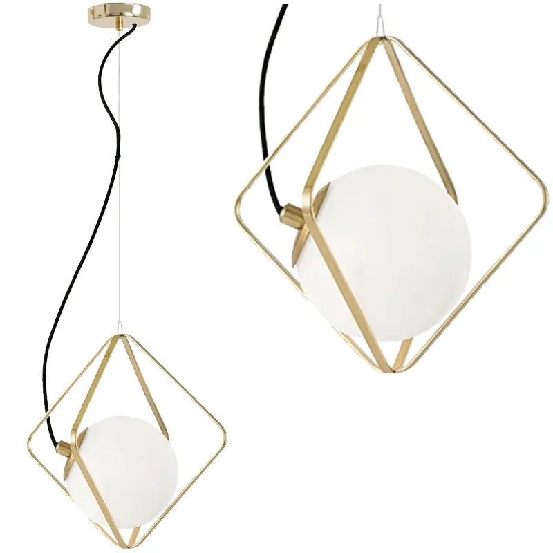 TOOLIGHT riippuvalaisin APP1017-1CP kulta, 34x34x34cm