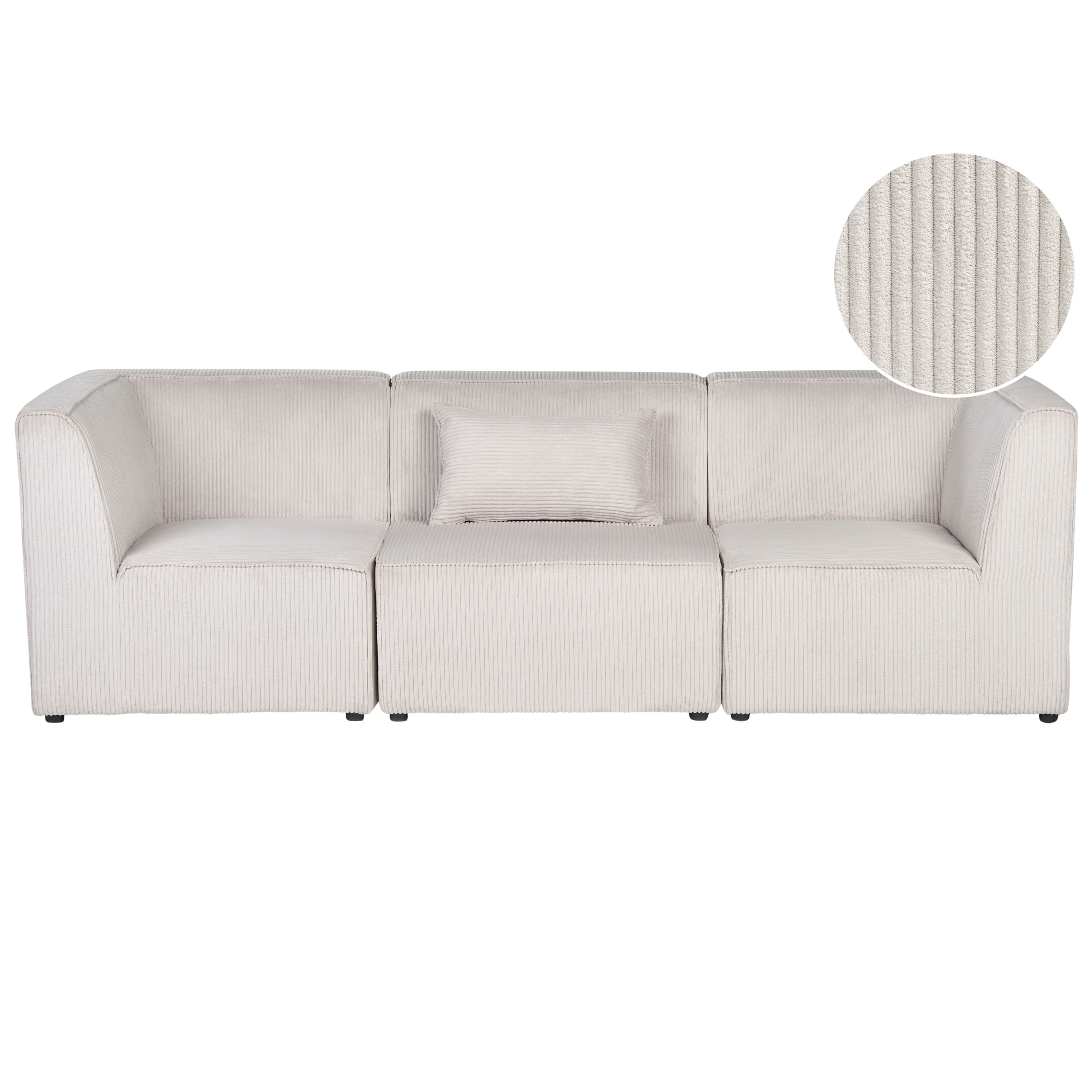 Moduulisohva 3-istuttava LEMVIG Vakosametti Beige