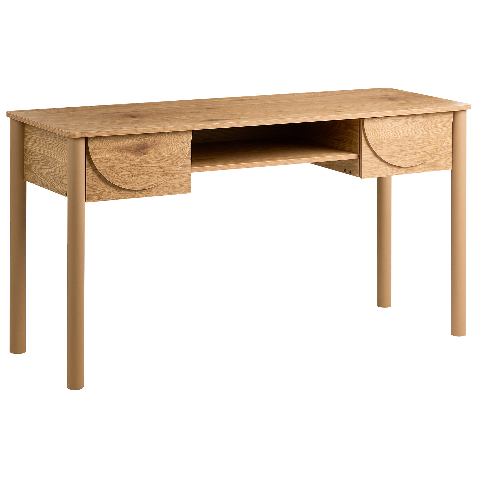 Työpöytä SENDRA 140 cm 50 cm Vaaleanruskea