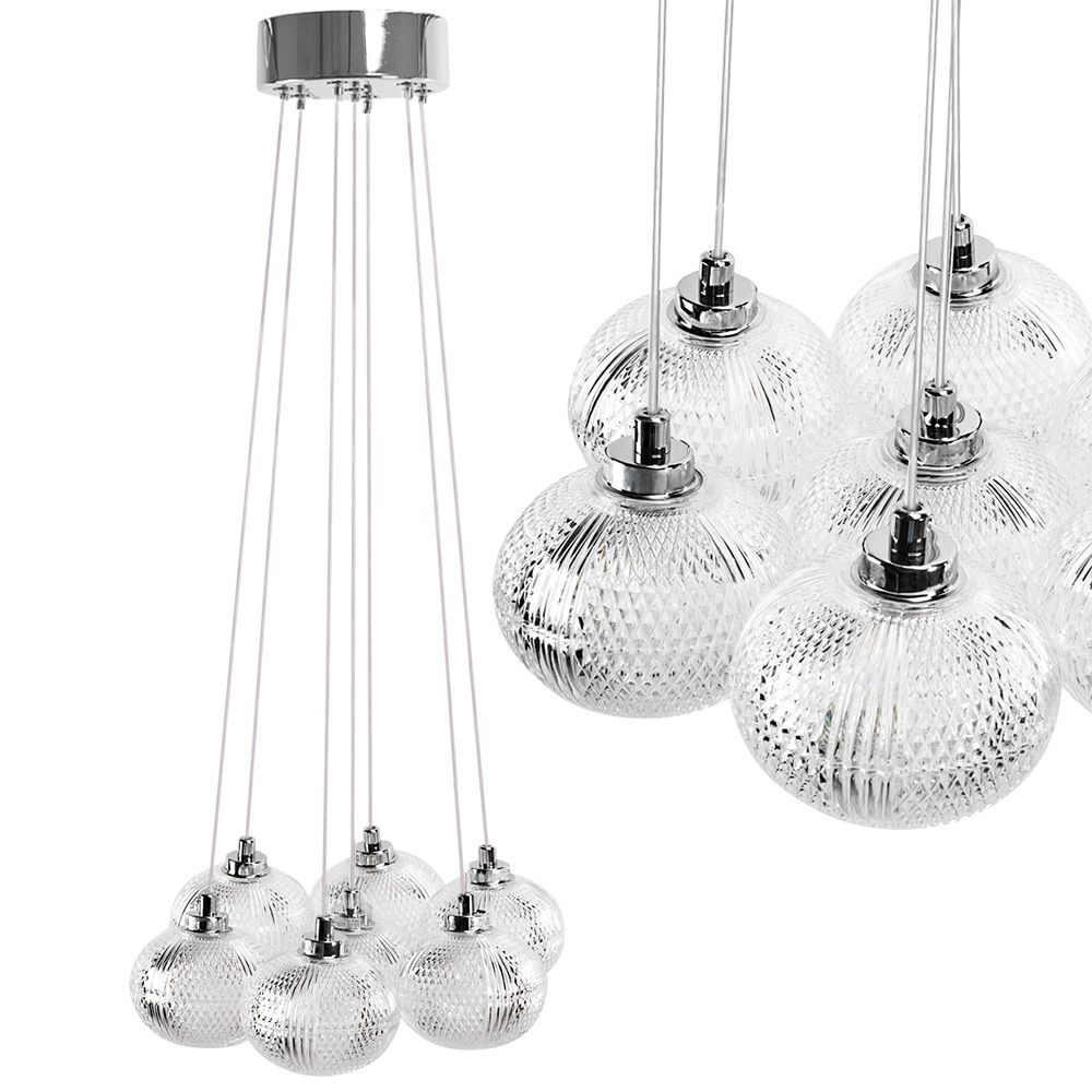 TOOLIGHT riippuva kattovalaisin MS021-7CP kromi, 4x12x115cm