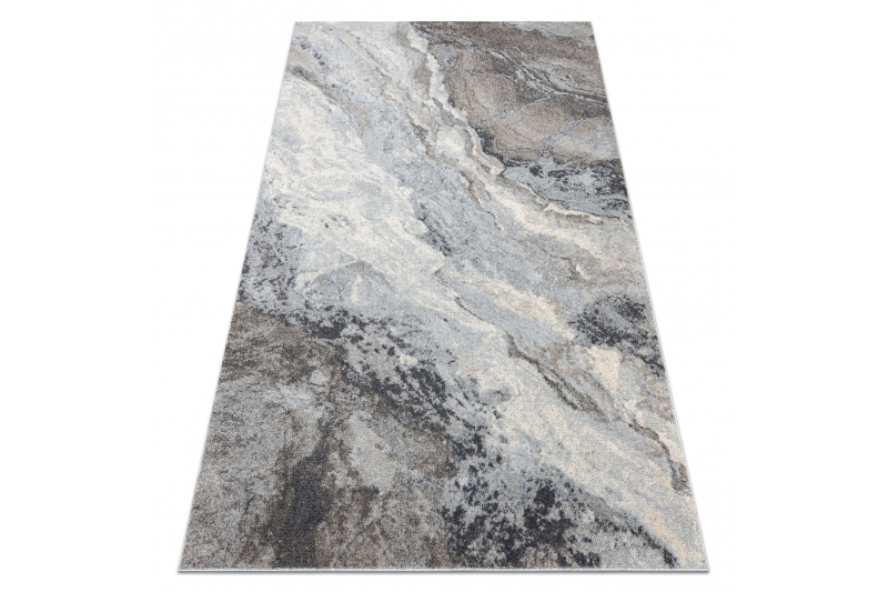 Matto FUSION 9613 vaaleanharmaa / tummanharmaa - Marmori, moderni,