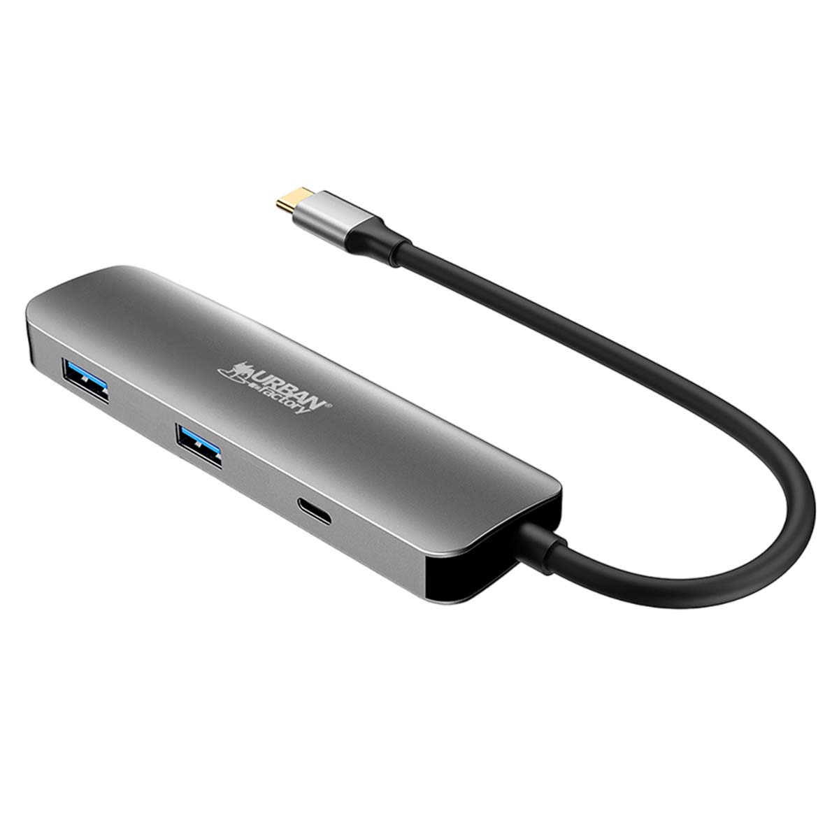 Hub Multiportit USB-C 4-in-1 HDMI 4K/2 USB-A 3.0/USB-C 3.0 PD 100W
