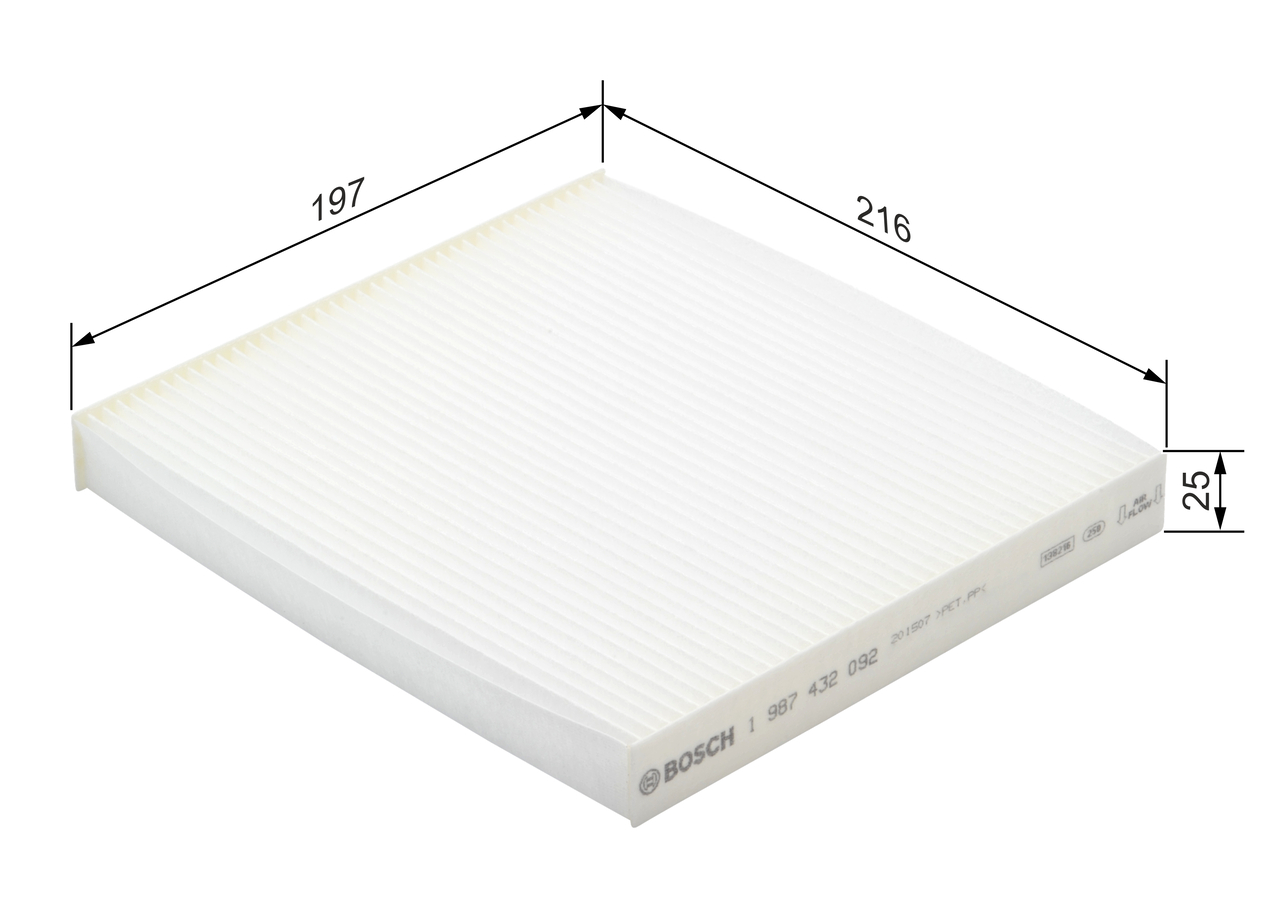 Bosch Ohjaamosuodatin 1987432092