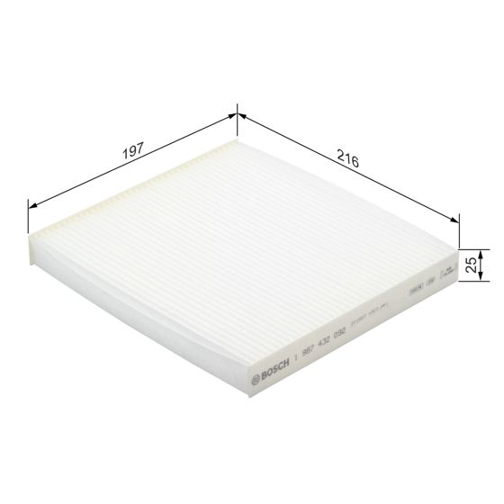 Bosch Ohjaamosuodatin 1987432092