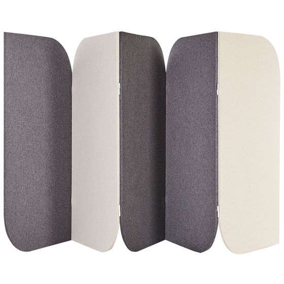 Toimiston tilanjakaja SHADY 400 x 160 cm Harmaa