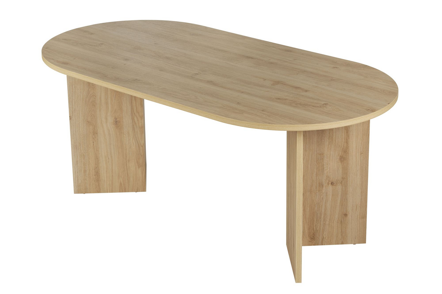 Norda Design Moderni ruokapöytä, 180 x 90 x 75 cm | 100 % melamiinipinnoitettu, 25 mm paksu | Tyylikäs ja kestävä