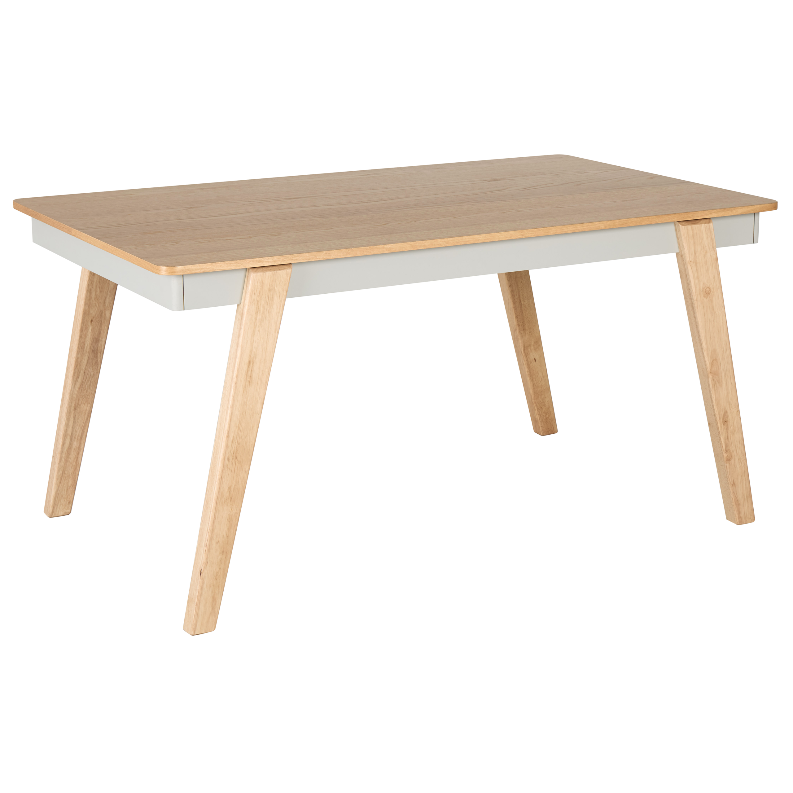 Ruokapöytä PHOLA Vaalea tammiviilu 150 cm 90 cm