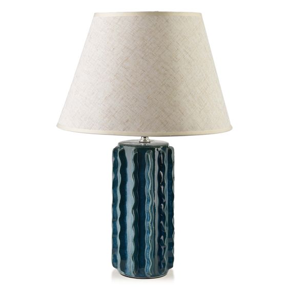 Pöytävalaisin keramiikka MONDEX LETI 11,5x30x45 cm harmaa 1 kpl