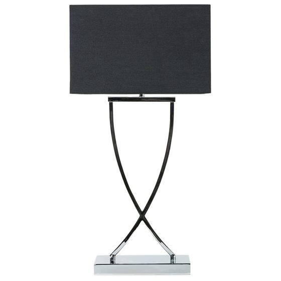 Pöytävalaisin YASUNI metalli Musta