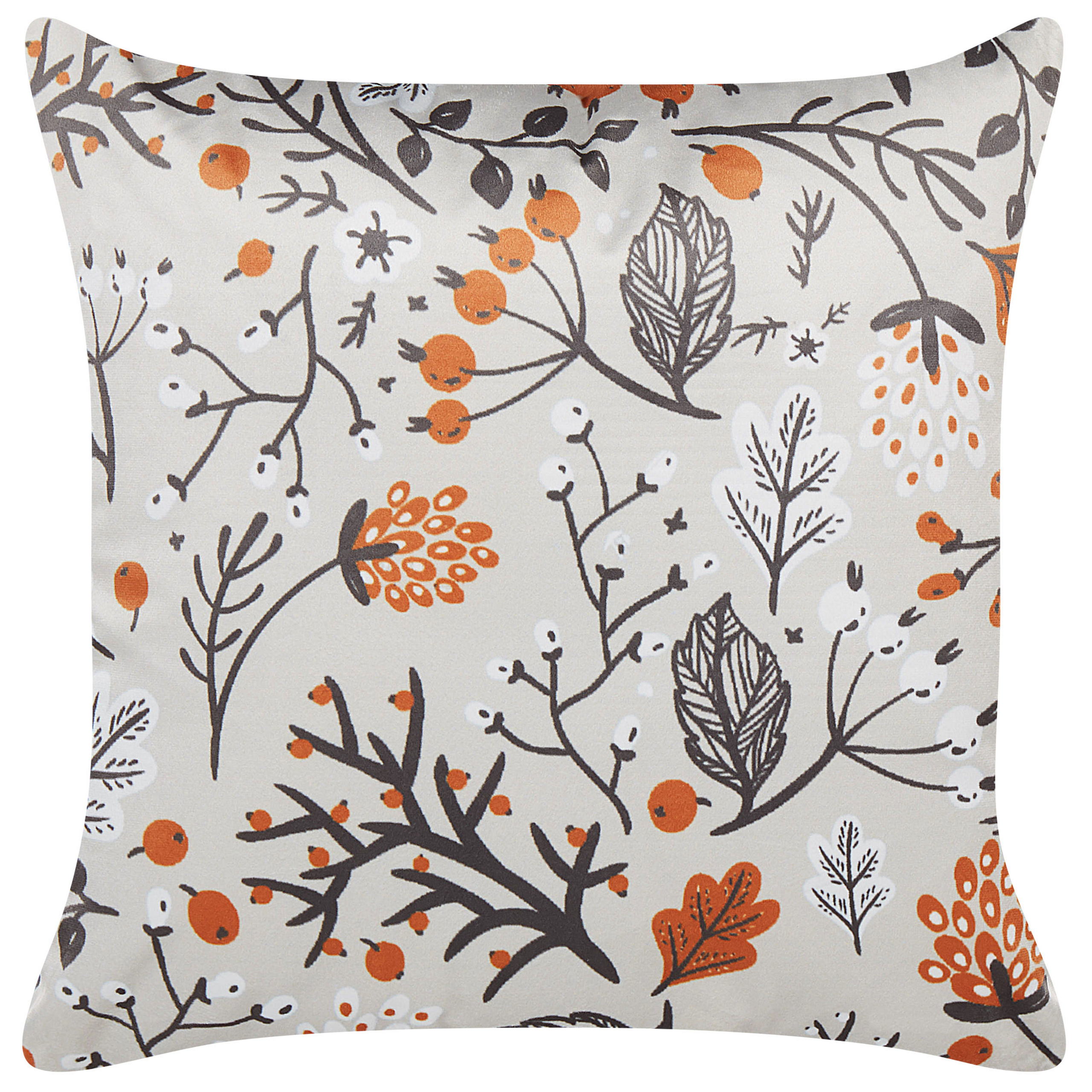 Koristetyyny MONTBRETIA 45 x 45 cm Sametti Monivärinen Kasvikuvio