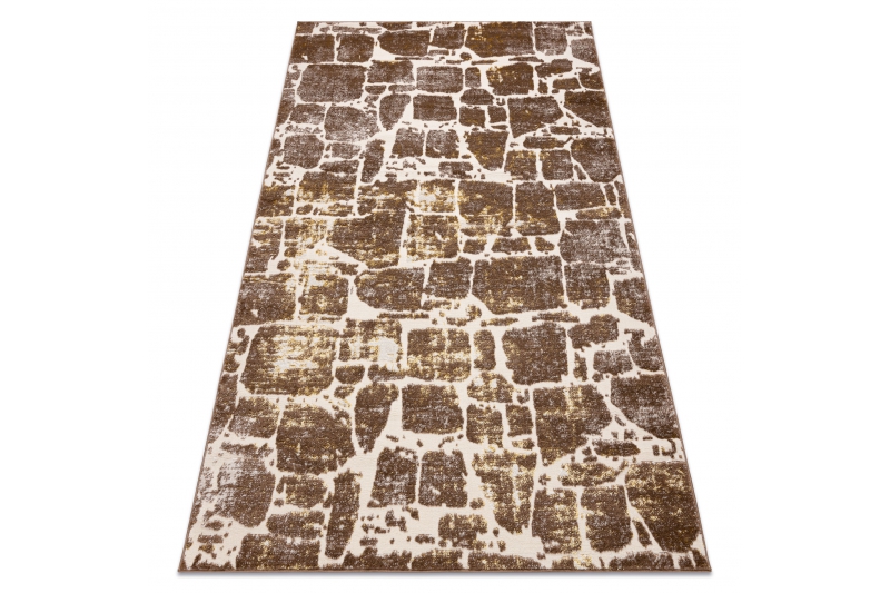 Matto MEFE moderni 6184 katukivet tiili - tumma beige 200x290 cm