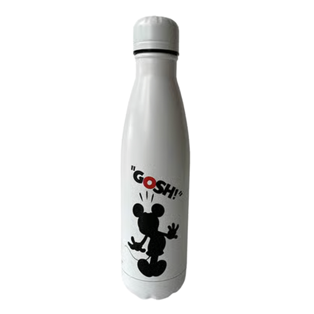 Disney – juomapullo – Surprised Mickey Mouse – 500 ml, ruostumaton teräs – juominen, matkailu, Valkoinen