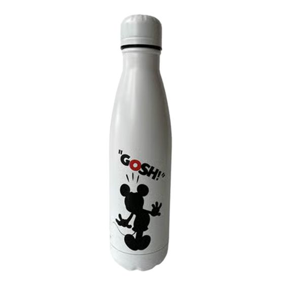 Disney – juomapullo – Surprised Mickey Mouse – 500 ml, ruostumaton teräs – juominen, matkailu, Valkoinen