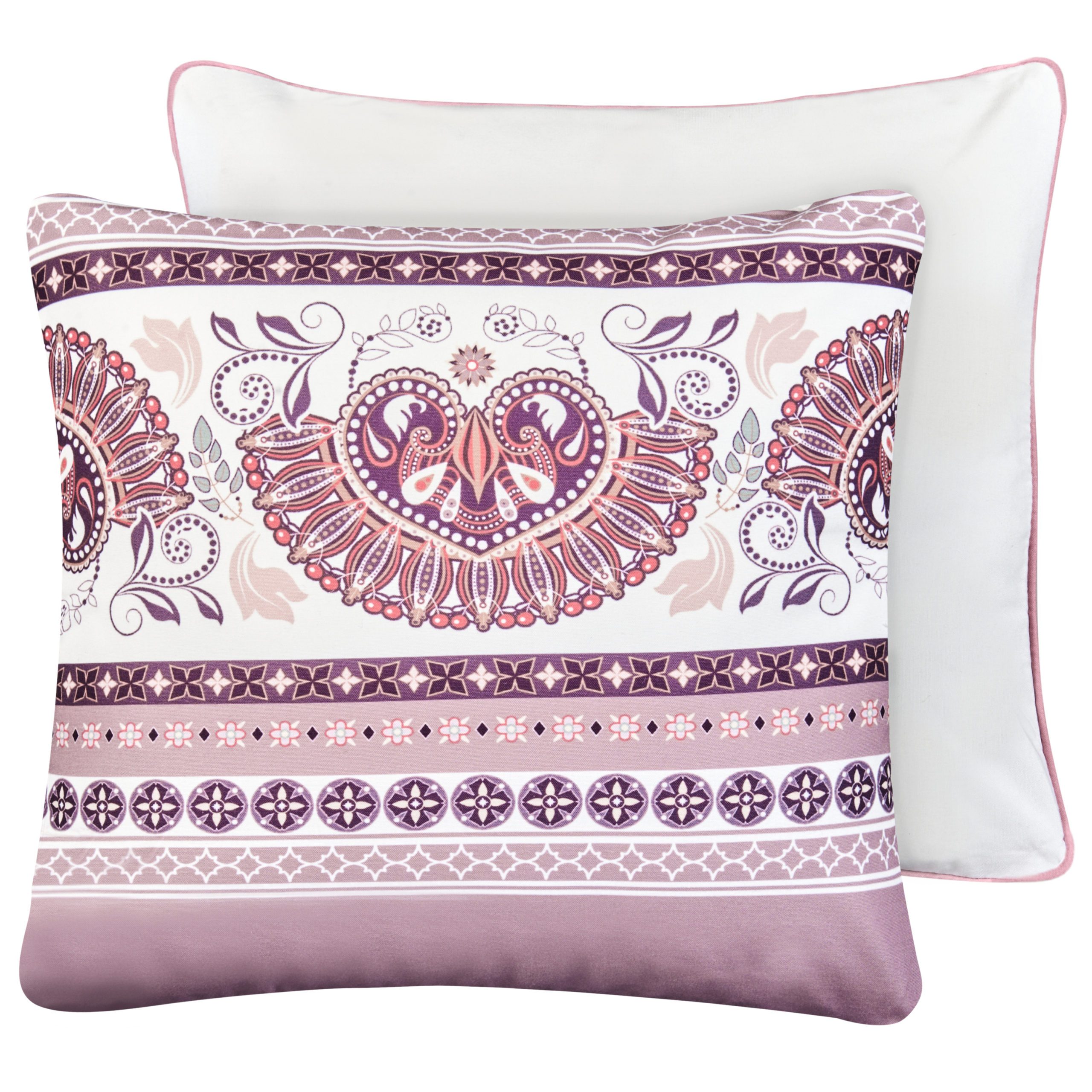 Ulkotyynysetti 2 kpl TVISTA Itämainen kuvio 45 x 45 cm Purppura