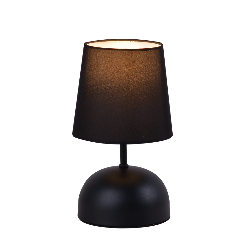 NETTLIFE yöpöytävalaisin johdolla musta kangaspöytävalaisin moderni makuuhuoneen yöpöytävalaisin johdolla ilman polttimoa