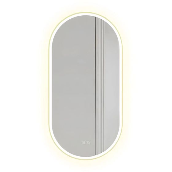 REA peili LED OVL 50x100 Kulta, 4x50x100cm