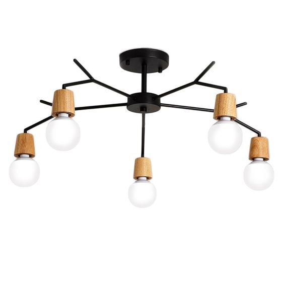 TOOLIGHT kattovalaisin APP694-5C musta, 88x88x26cm