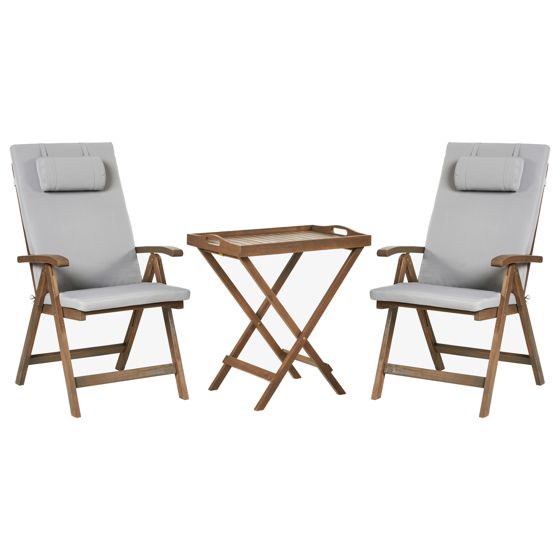 Bistrosetti AMANTEA PREMIUM akaasia Vaaleanharmaa