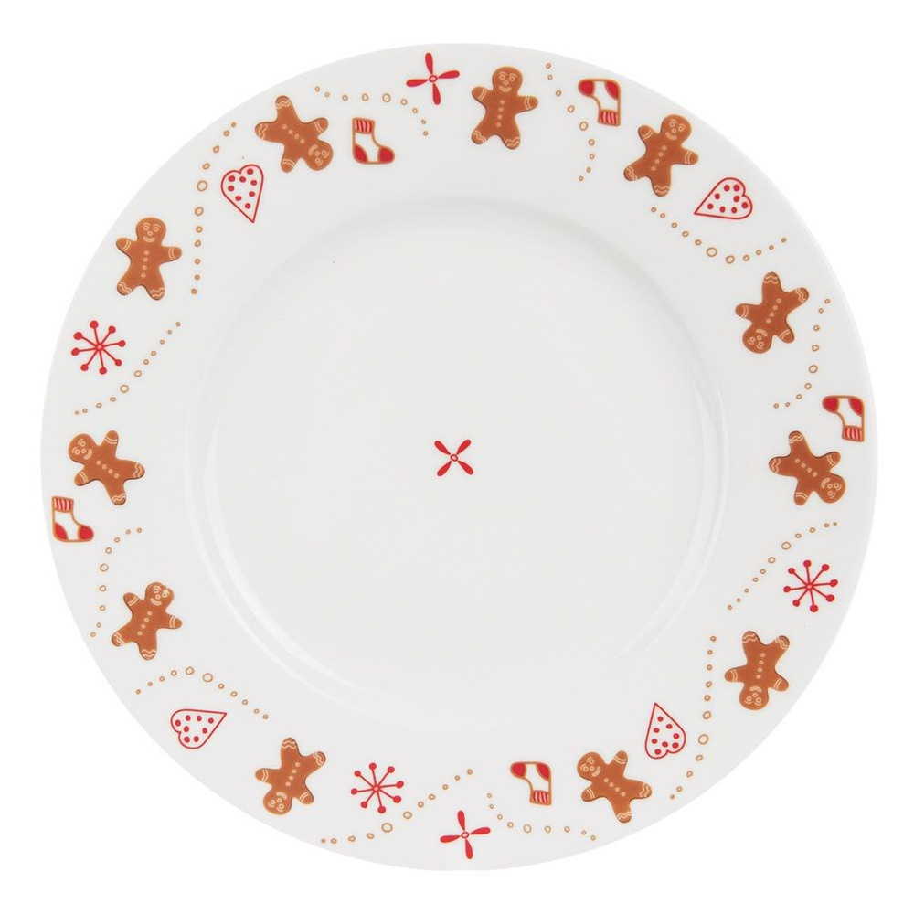 Posliinijälkiruokalautanen 20 cm