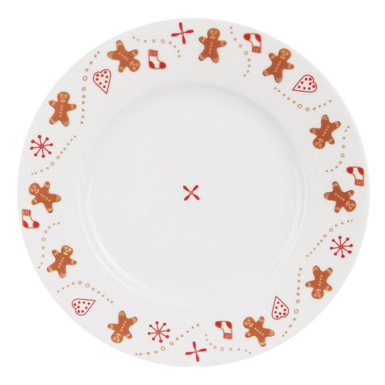 Posliinijälkiruokalautanen 20 cm