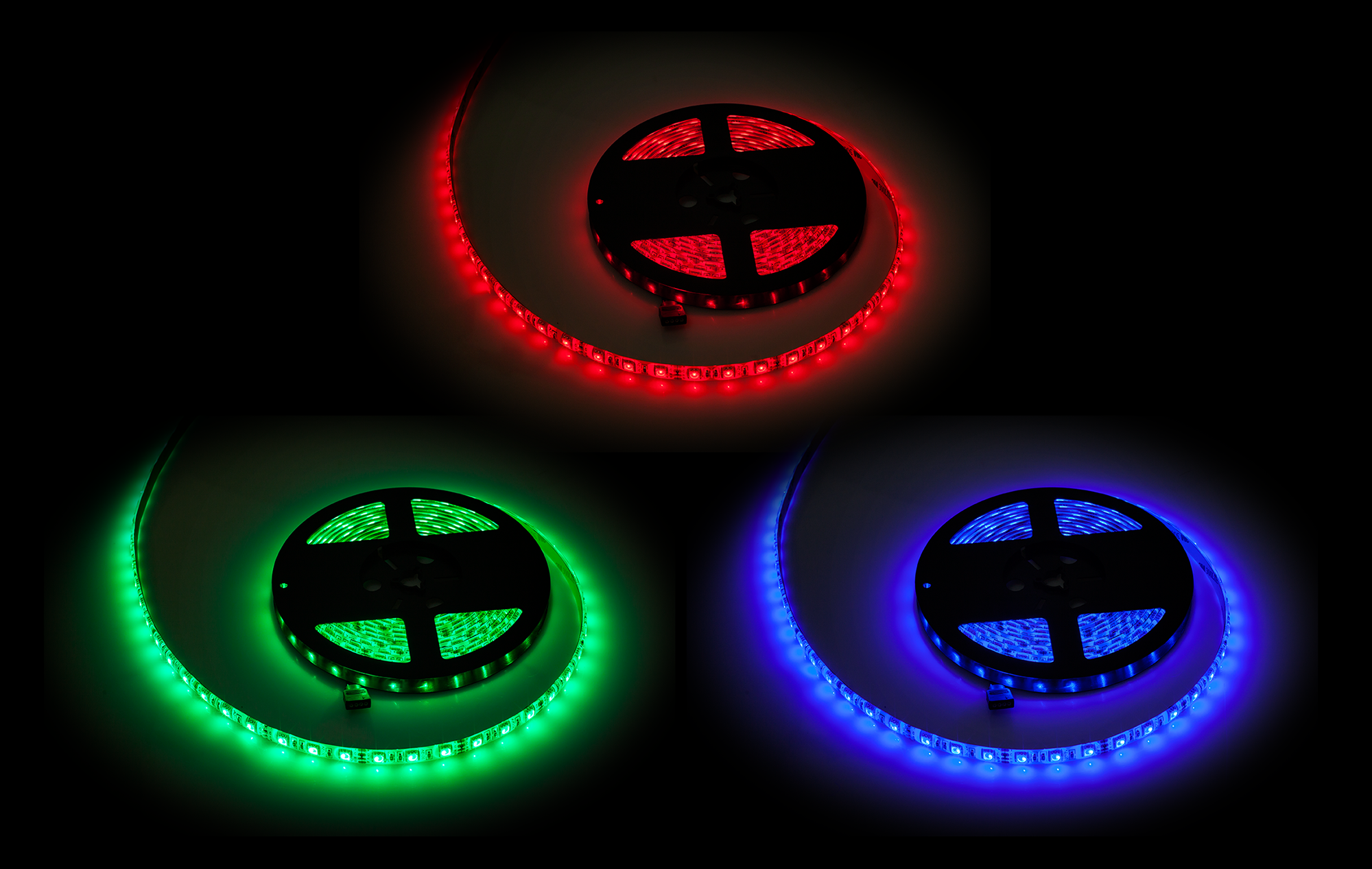 5m Rebel LED-nauha (300x5050 SMD) RGB, vedenpitävä, 12V