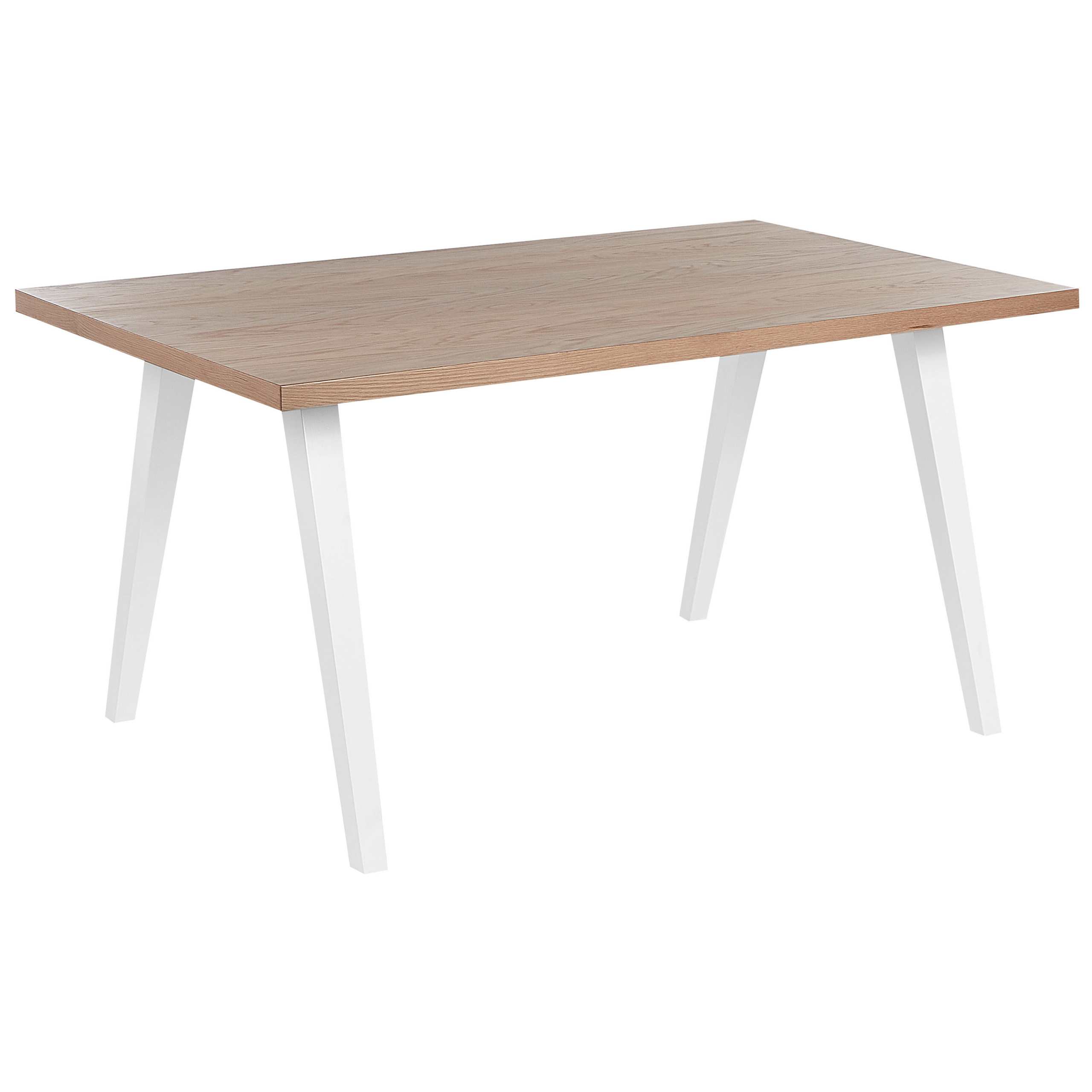 Ruokapöytä LENISTER Ruskea/valkoinen 150 cm 90 cm