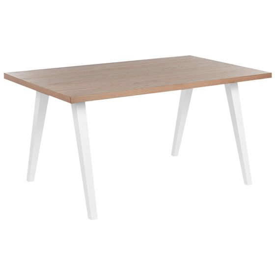 Ruokapöytä LENISTER Ruskea/valkoinen 150 cm 90 cm