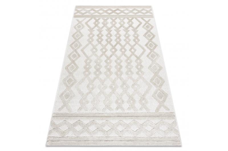 Matto SANTO STRING SIZAL 58389 Rooma, geometrinen, siksak beige 160x220 cm
