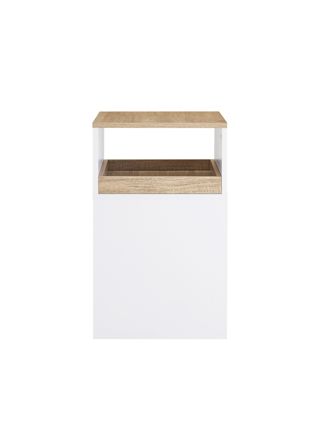 SoBuy liikuteltava tulostintelaatikko toimistokaappi 40×50×65 cm 1 vetolaatikko ASK08‑WN