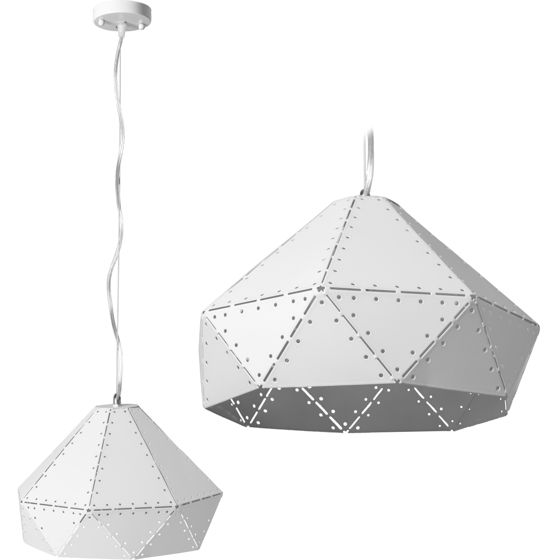 TOOLIGHT riippuvalaisin APP237-1CP valkoinen, 18,5X29X18,5CM