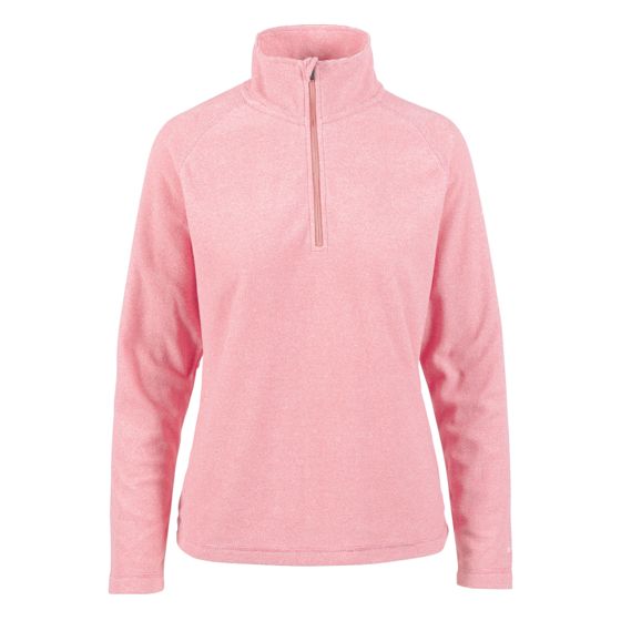 Trespass - Naisen fleece-pusero - Meadows - 100 % polyester, harsutettu fleece, 140 g/m², kontrastinen kaulus, pitkät hihat - Arkipäivä ja ulkoilu