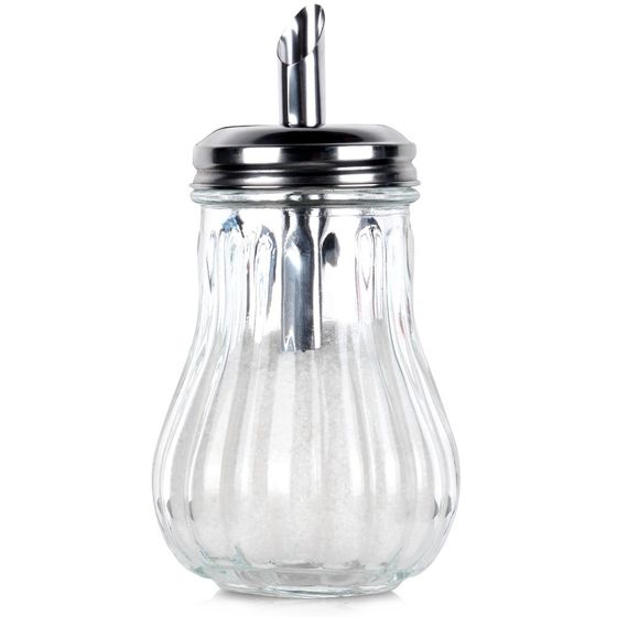 Lasinen sokerikko annostelijalla 190 ml