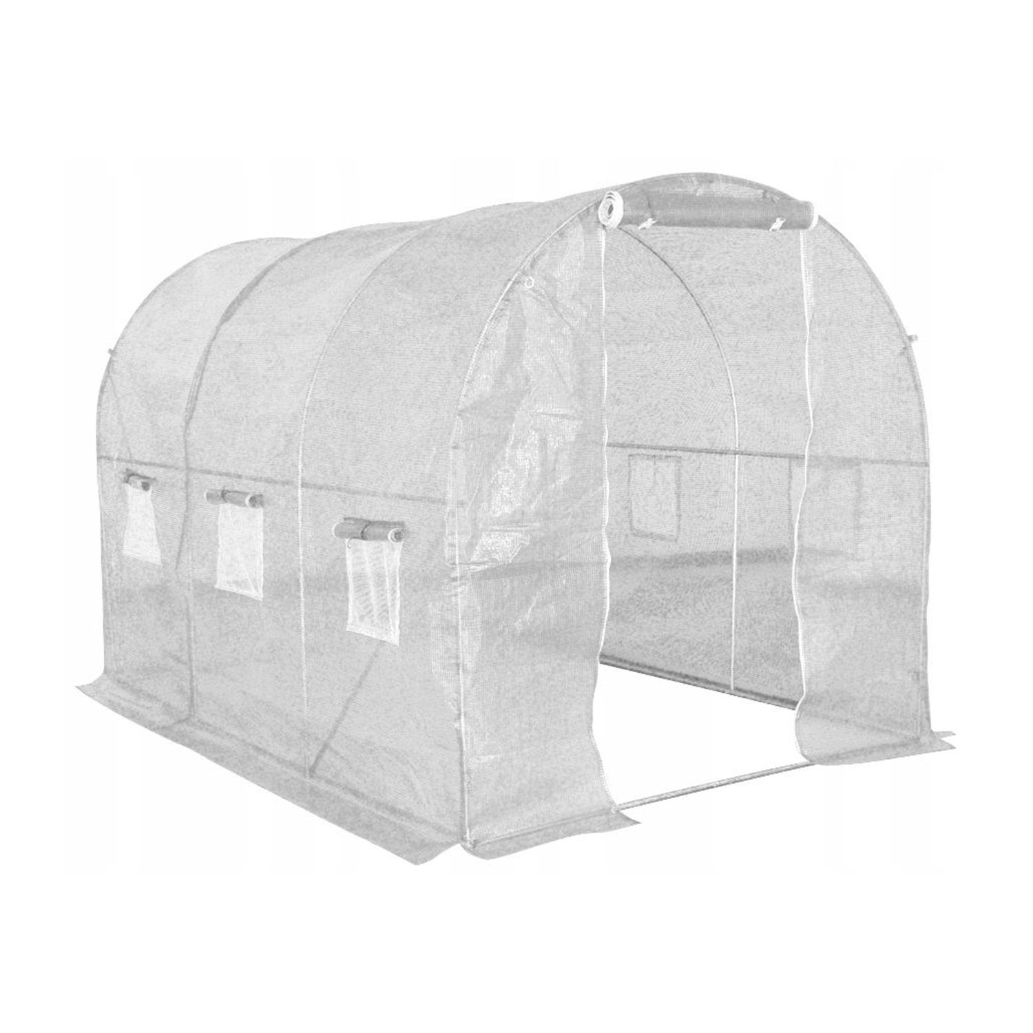 Puutarhakalvotunneli 300 x 200 x 200 cm, läpinäkyvällä UV-12-kalvolla