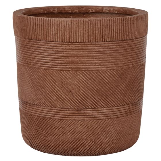 Kukkaruukku VOULA 36 cm Kullanruskea