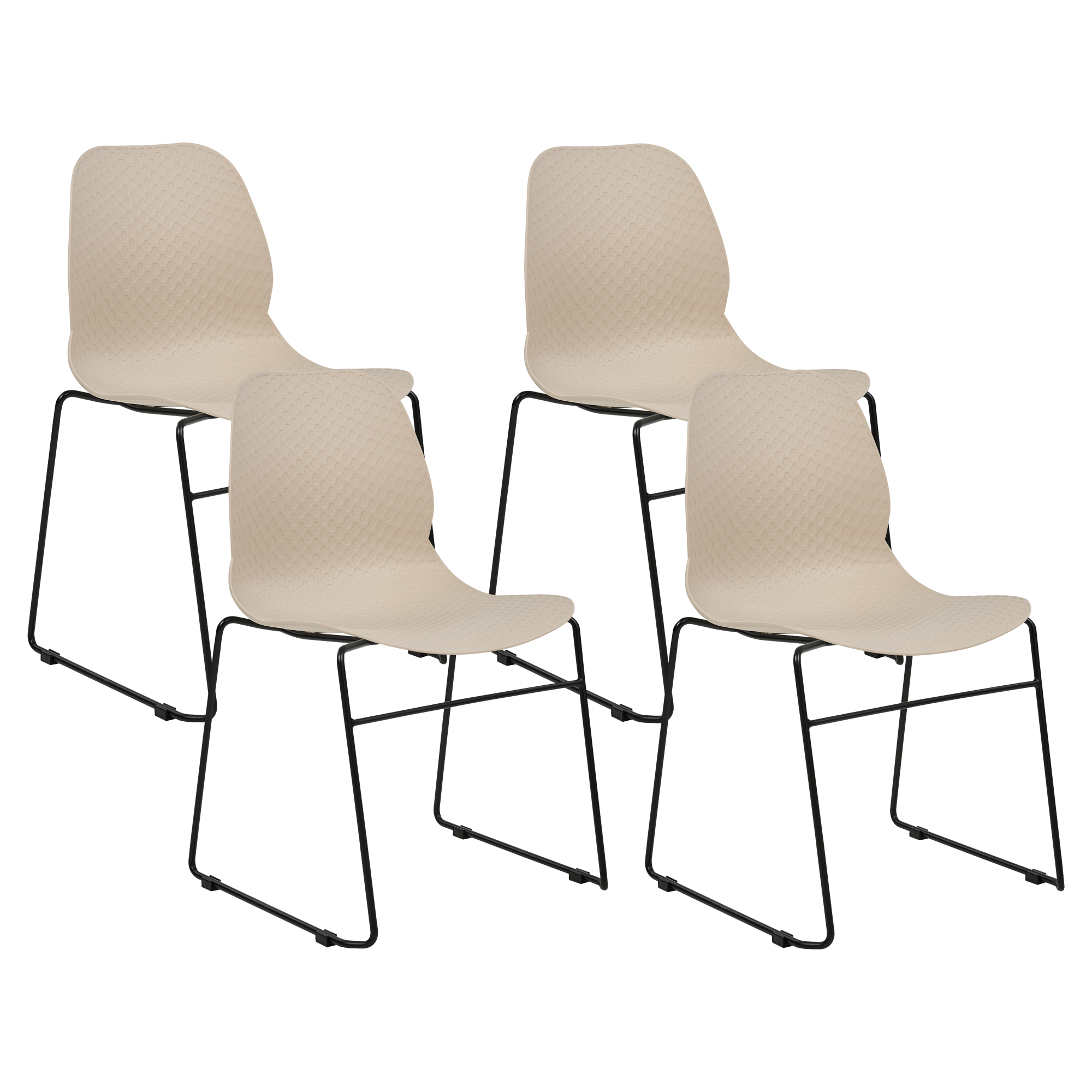 Kokoustuolisetti 4 kpl PANORA Beige