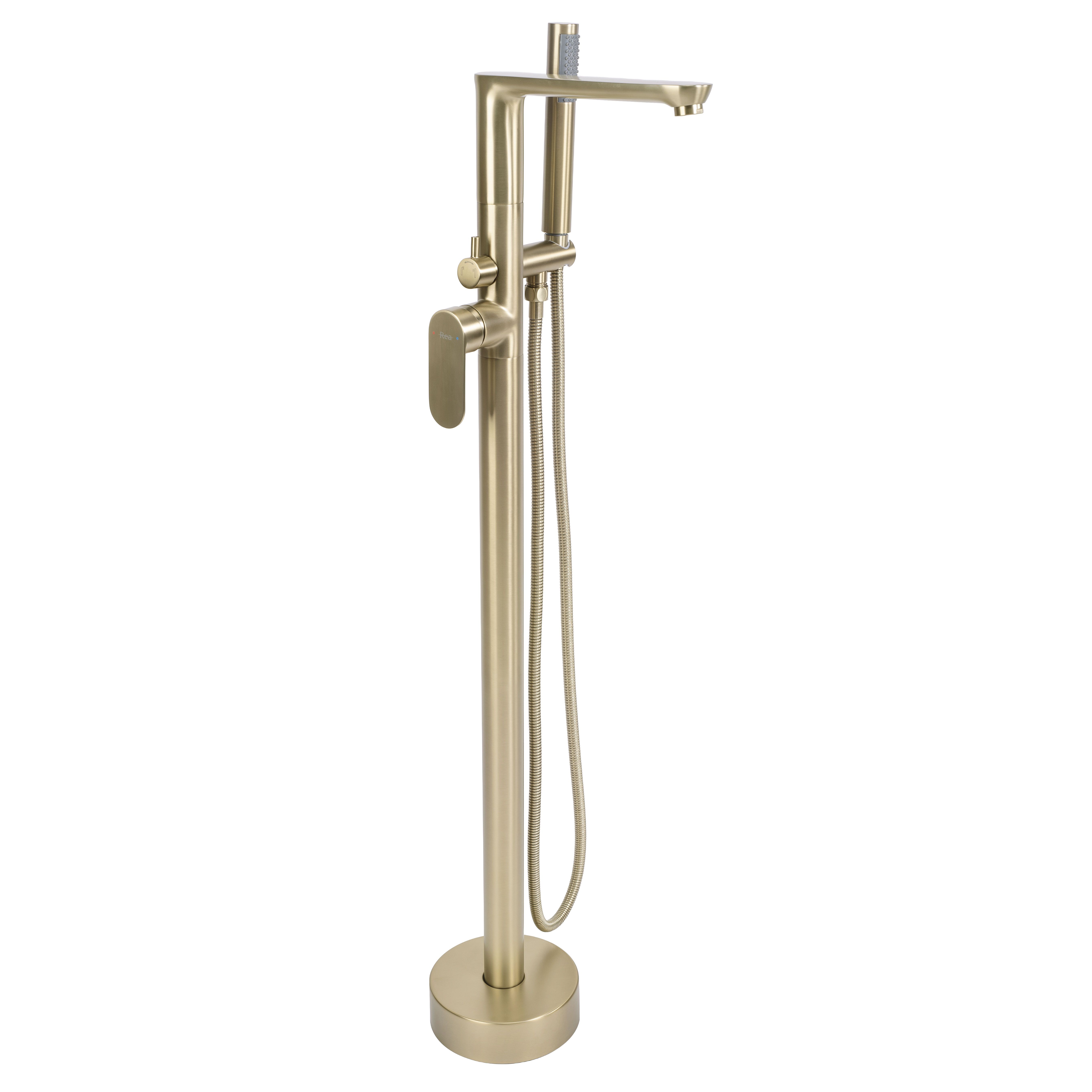 REA lattiakiinnitteinen ammehana Logan , Harjattu kulta, 24x15x101,5cm