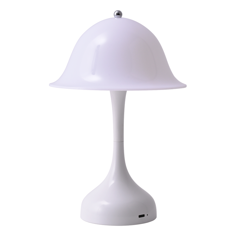 NETTLIFE Kosketuskytkin-LED-pöytävalo – Langaton, himmennettävä, 3 väriä, ladattava USB:lla, moderni valaisin olohuoneeseen tai makuuhuoneeseen