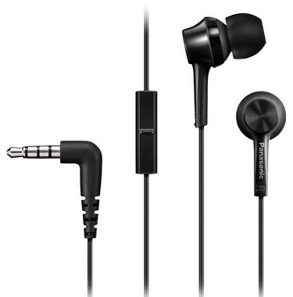 Panasonic RP-TCM115 mustat kuulokkeet